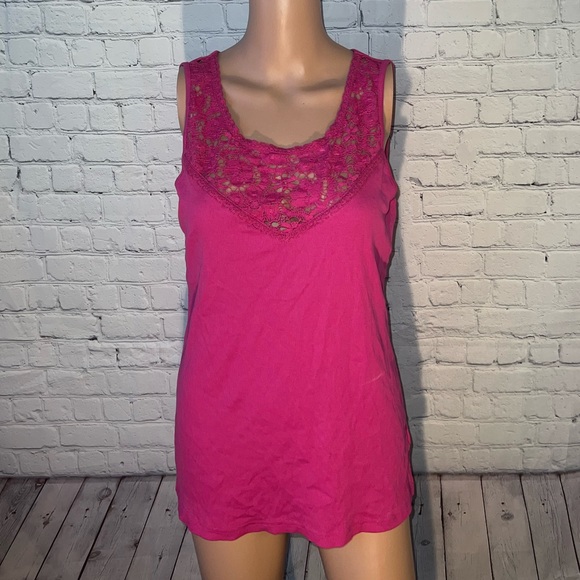 Lauren Ralph Lauren Tops - BRAND NWT Lauren Ralph Lauren Dark Pink floral tank top size L